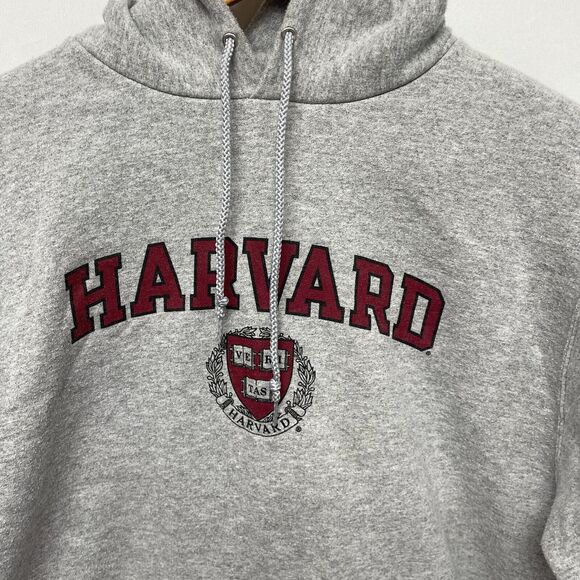 Champion Harvard University Pullover Hoodie Sweatshirt Size Medium B355 -7 - Picture 13 of 16